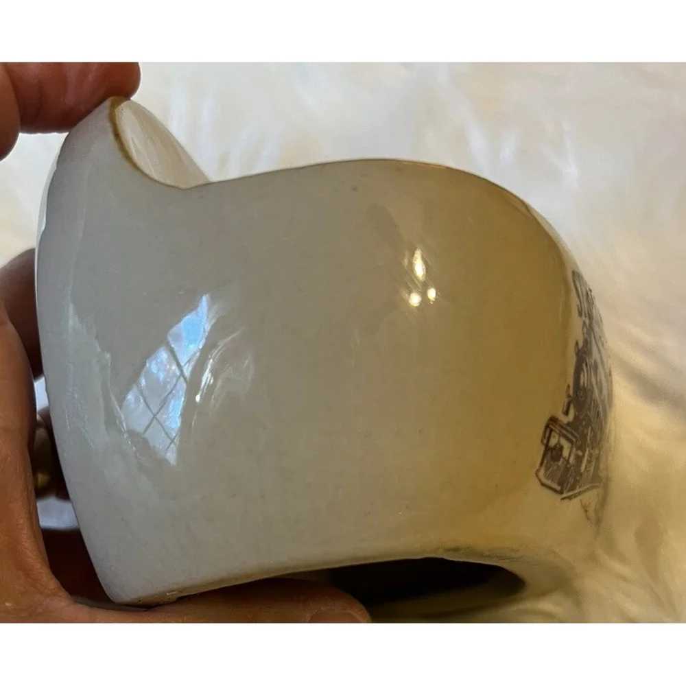 VTG Ceramic Strasburg Railroad Scouring‎ Pad Holder I'll Hold Your Souring Pad
